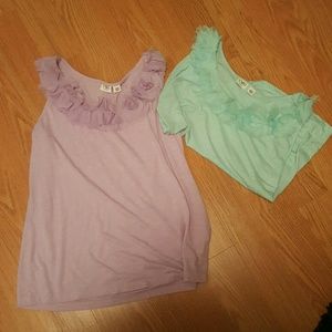 Ruffle Collar Tshirt